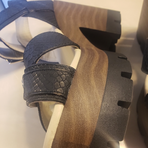 Poeme strap chunky platform heels size 38 - Picture 10 of 14